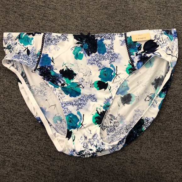 floral satin panties